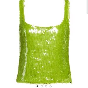 16Arlington Hornet Women’s Lime Sequin Tank Top